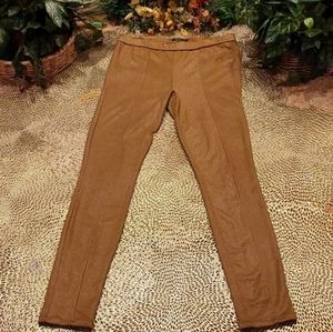 (2of2)EUC Level 99 Ultra Faux Suede /Leather Leggings Size: L